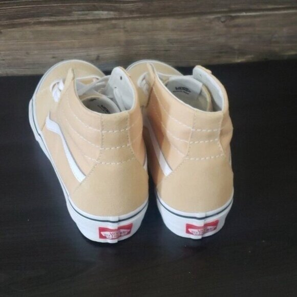 New Vans Sk8 Hi Color Theory Honey Peach High Top Sneakers - Picture 6 of 10